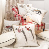 Housse de coussin 45x45 POLAIRE rouge - Camengo Life