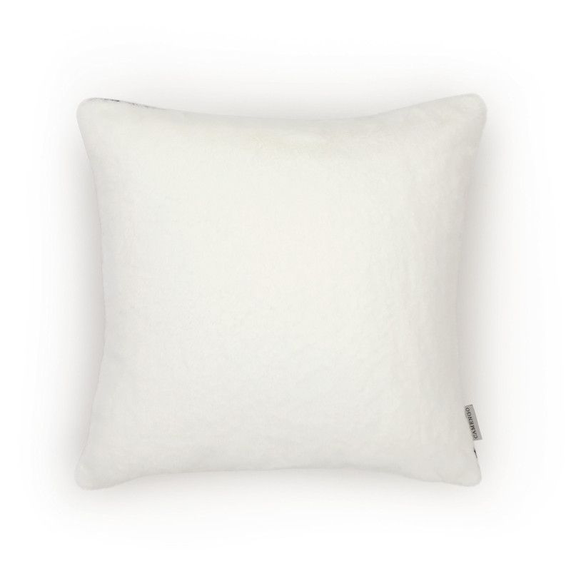 Housse de coussin 45x45 OURS blanc - Camengo Life