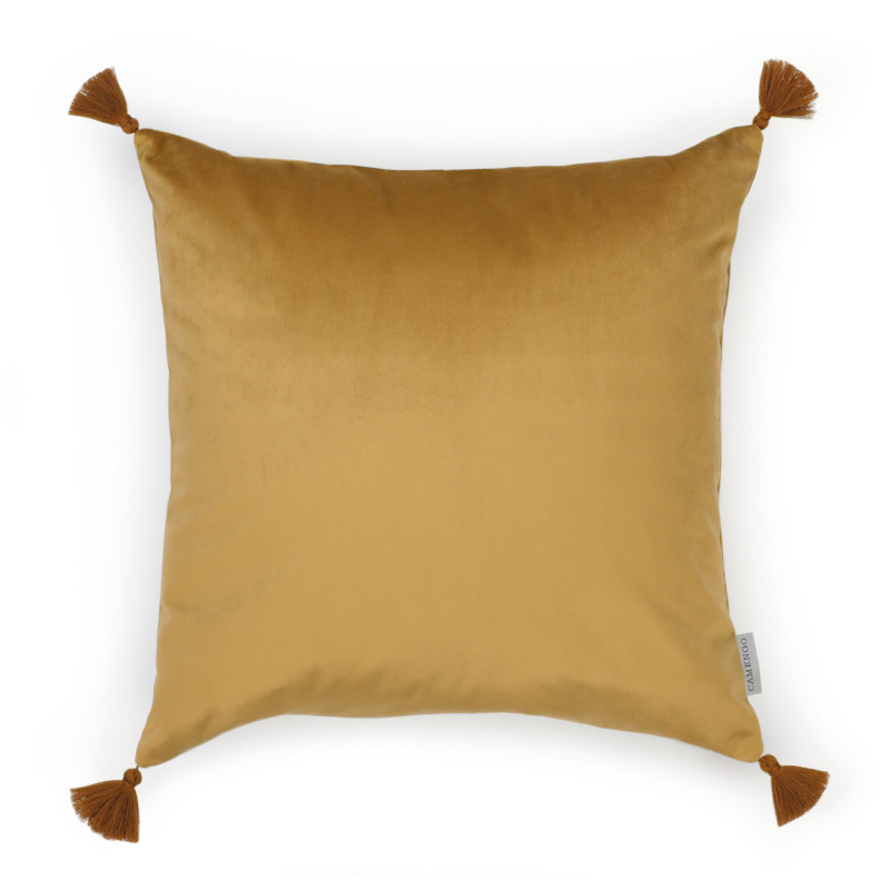 Housse de coussin 45x45 COULISSE ocre - Camengo Life