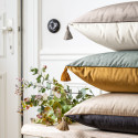 Housse de coussin 45x45 COULISSE BICOLORE élephant - Camengo Life
