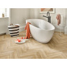 Sol PVC - Alaska 536 parquet chevron bois clair - Texmark IVC - rouleau 4M
