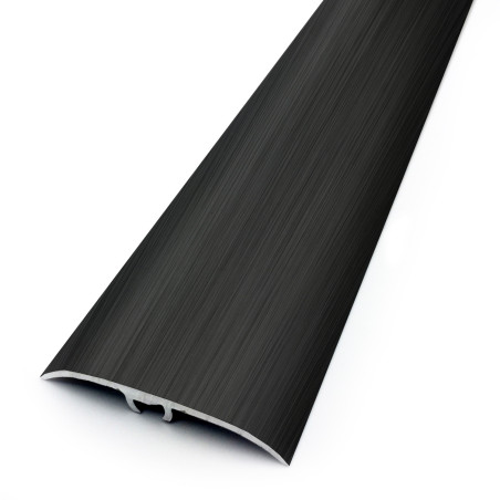 Barre de seuil "Aluminium" brossé noir - 2,70mx41mm - multi-niveaux - Dinafix - DINAC
