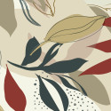 Papier peint Multi Palm vert et doré - ASPERIA - Grandeco - A54701