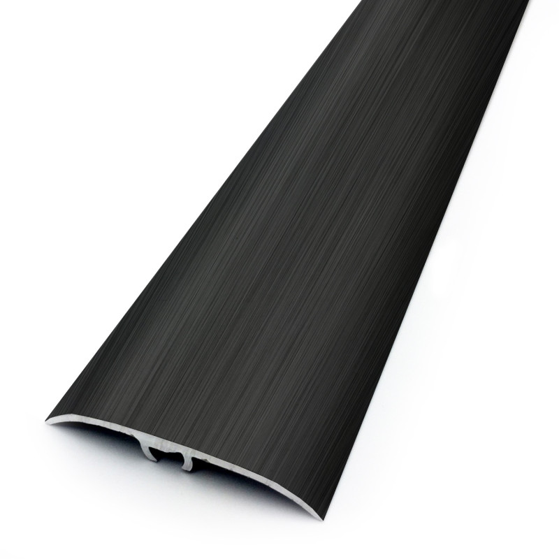 0,93mx41mm - Barre de seuil Brossé noir - invisible multi-niveaux Hamony - DINAC