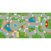 Sol PVC - Road Trip circuit enfant - Bartesa BEAUFLOR - rouleau 4M