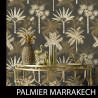 Papier peint vinyle intissé MARRAKECH noir et doré - Rasch 691306