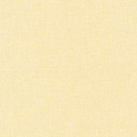 Papier peint Linen Uni jaune clair - LINEN - Caselio - LINN68522259