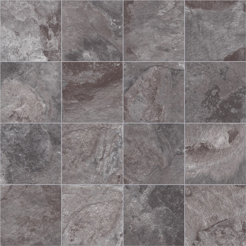 Sol PVC - Lancaster 965D carrelage marbre noir / cuivré - Turbo BEAUFLOR - rouleau 3M