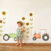 Stickers adhésif Décor Pré-encollé Tournesol Sunflower Jaune Soleil - ONCE UPON A TIME - Casadeco - OUAT88602764