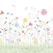 Panoramique intissé The Garden Small World Bouquet 400x250 cm Full_Small - ONCE UPON A TIME - Casadeco - OUAT88557810
