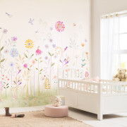 Panoramique intissé The Garden Small World Bouquet 400x280 cm Full_Moyen - ONCE UPON A TIME - Casadeco - OUAT88557811