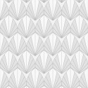Papier peint Coquilles grises blanches et paillettes - EDEN  - Ugepa - M58900