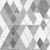 Papier peint California gris, blanc et argenté - GALACTIK - Ugepa - M61709