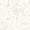 Papier Peint intissé Poetic Forest naturel - ONCE UPON A TIME - Casadeco - OUAT88261157