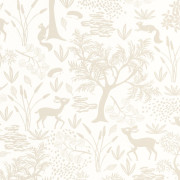 Papier Peint intissé Poetic Forest naturel - ONCE UPON A TIME - Casadeco - OUAT88261157