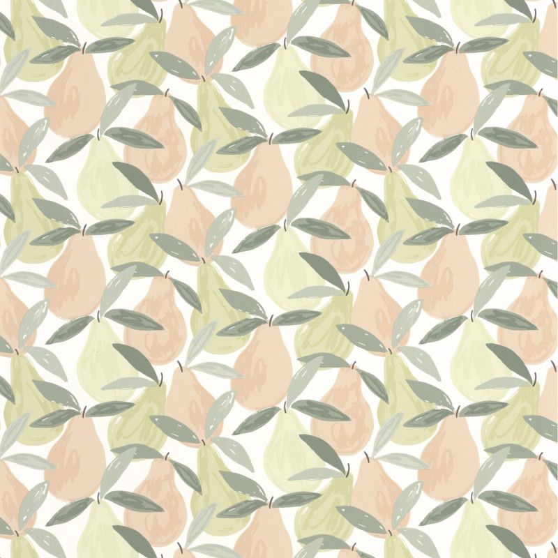Papier Peint intissé Sweet Pear vert amande - ONCE UPON A TIME - Casadeco - OUAT88357492