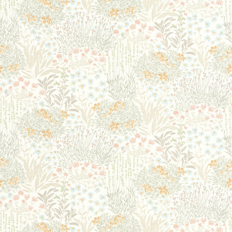 Papier Peint intissé Flowered Grove vert amande - ONCE UPON A TIME - Casadeco - OUAT88307403