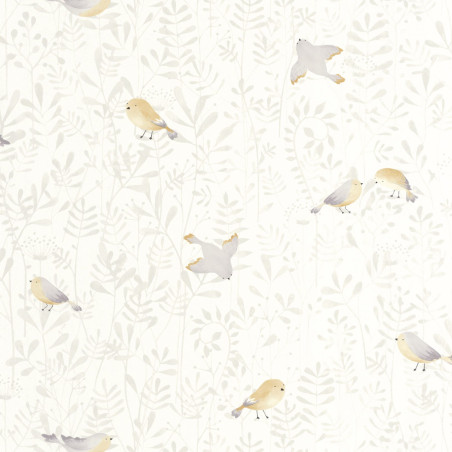 Papier Peint intissé Flying Bird naturel - ONCE UPON A TIME - Casadeco - OUAT88319021