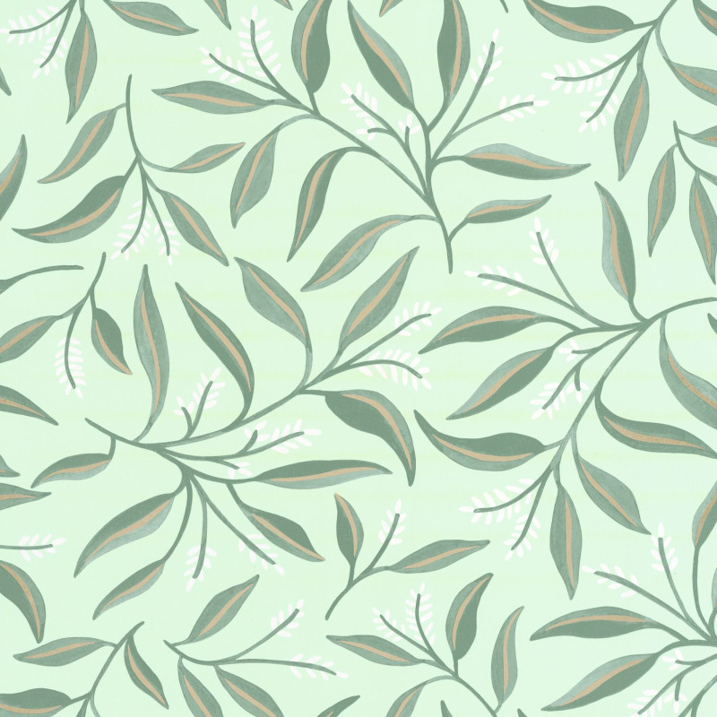 Papier Peint intissé grasse vert d'eau - GREEN & CO - Caselio - GCO103887165