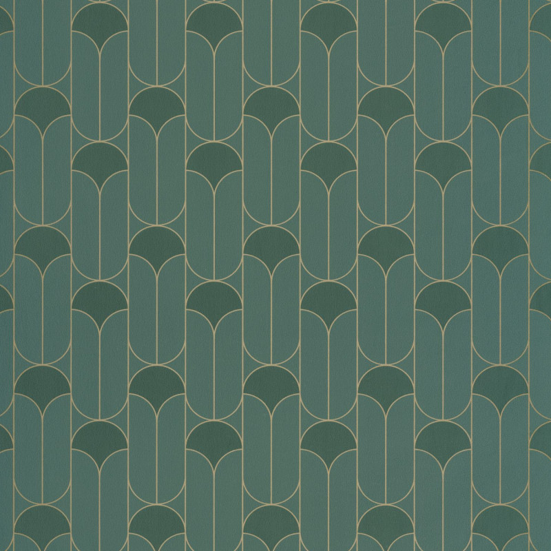 Papier Peint intissé Paris vert anglais - GREEN & CO - Caselio - GCO103967371