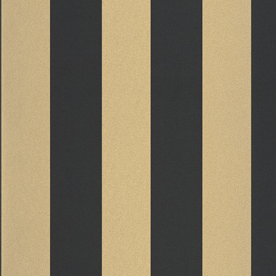 Papier Peint intissé Wide Lines noir et doré - MOONLIGHT 2 - Caselio - MLGT104029329