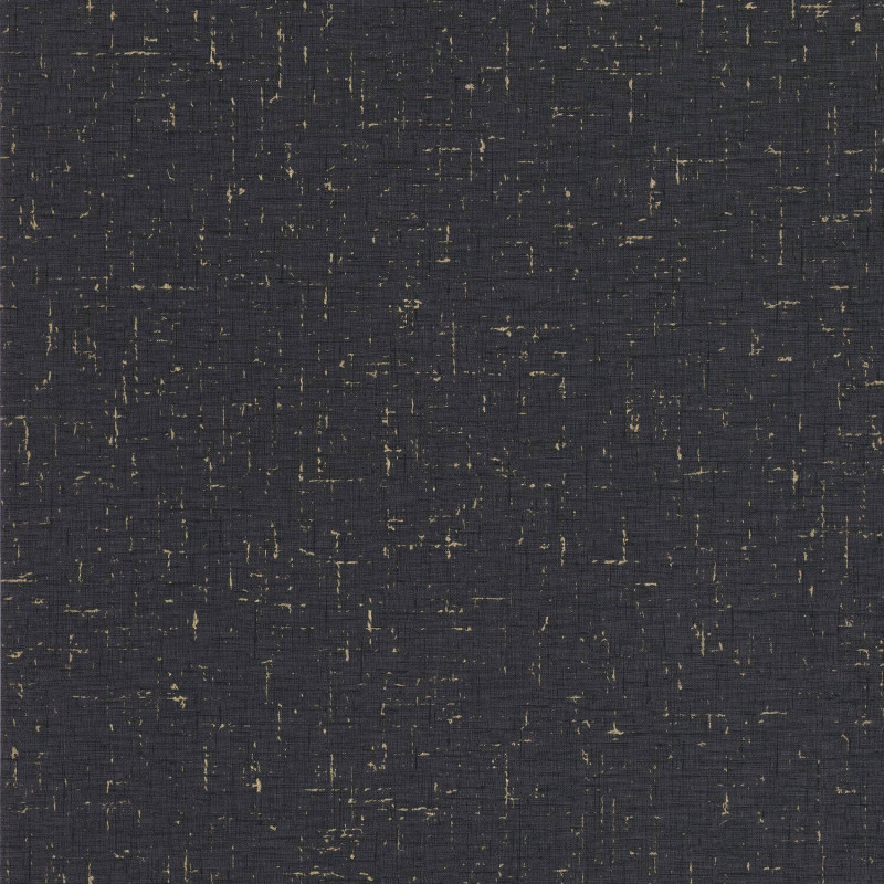 Papier Peint intissé Uni gaze métal noir or - MOONLIGHT 2 - Caselio - MLGT103779265
