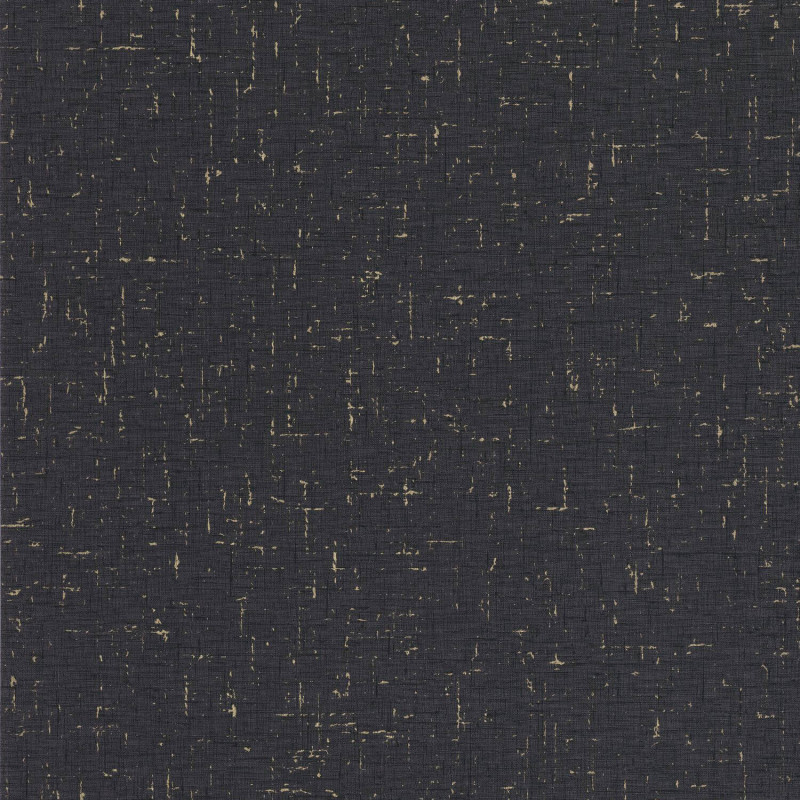 Papier Peint intissé Uni gaze métal noir or - MOONLIGHT 2 - Caselio - MLGT103779265