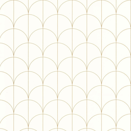 Papier Peint intissé Sundown blanc et or - MOONLIGHT 2 - Caselio - MLGT104240253
