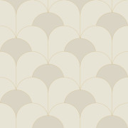 Papier Peint intissé Théâtre beige lin - TWENTIES - Casadeco - TWNT88681331
