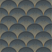 Papier Peint intissé Broadway bleu orage - TWENTIES - Casadeco - TWNT88666404