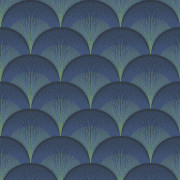 Papier Peint intissé Broadway bleu indigo - TWENTIES - Casadeco - TWNT88666566