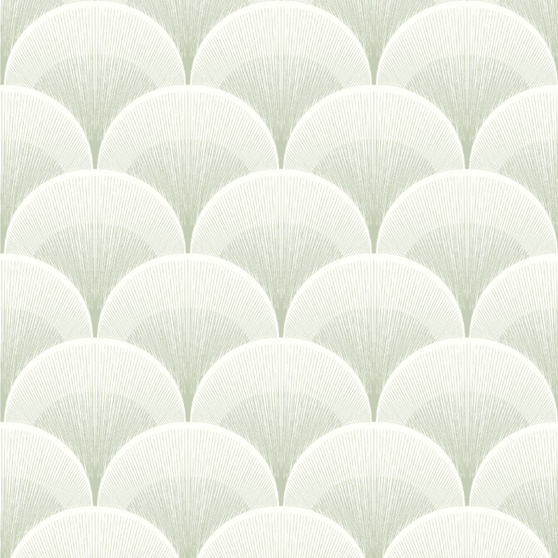 Papier Peint intissé Broadway vert amande - TWENTIES - Casadeco - TWNT88667111