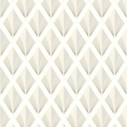 Papier Peint intissé Chrysler blanc neige - TWENTIES - Casadeco - TWNT88670222