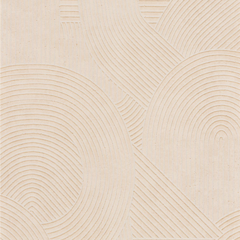 Papier Peint intissé Jardin des Pierres beige sable - KYOTO - Casadeco - KYTO88751498