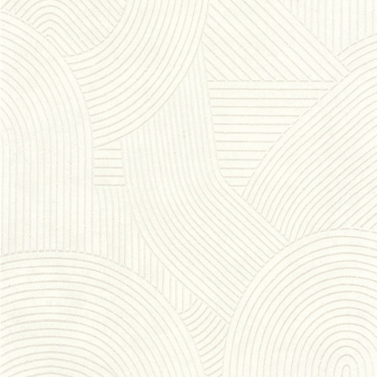 Papier Peint intissé Jardin des Pierres blanc polaire - KYOTO - Casadeco - KYTO88750213