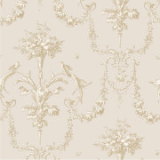 Papier Peint intissé Corne d'abondance beige ficelle - LES BELLES TOILES DE JOUY - Casadeco - LBTJ87921104