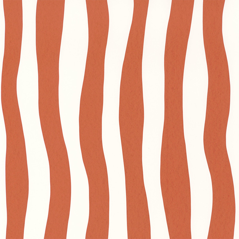 Papier peint Sundae terracotta - L'ILE AUX OISEAUX - Casamance - 75912854