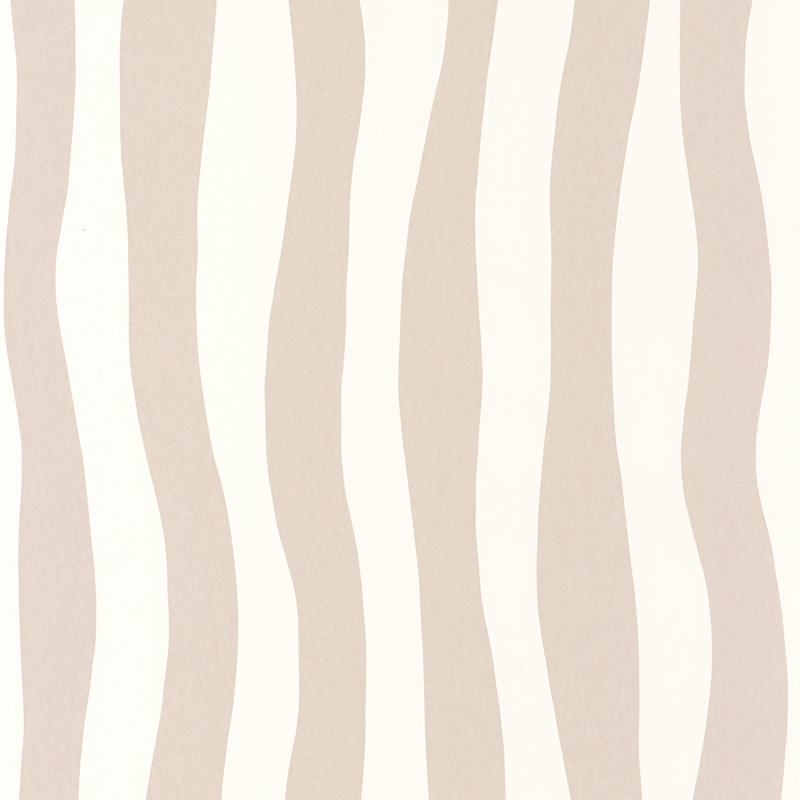 Papier peint Sundae beige poudré - L'ILE AUX OISEAUX - Casamance - 75913058