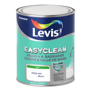 Peinture spéciale cuisine et salle de bain blanc mat LEVIS