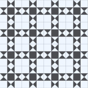 Revêtement PVC - Largeur 2m - Hightex Devon 009S noir et blanc - Beauflor