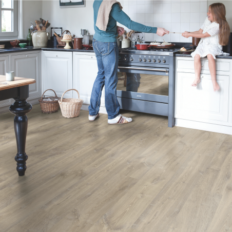 Sol Stratifié - chêne Louisiana beige - CRH3175 - Creo - QUICK STEP