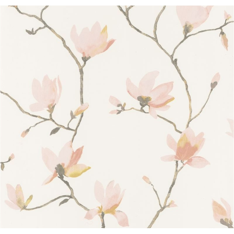 Papier peint intissé SUZHOU ROSE - FLORESCENCE - Casadeco - FLRE82364212