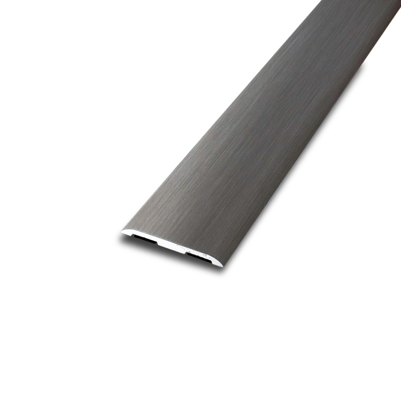 Barre de seuil adhésive butyle plate - Titane - 2,70mx25mm - DINAC - 001211