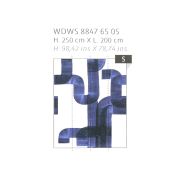 Panoramique intissé Abstract indigo - 200x250cm - WONDERWALLS - Casadeco - WDWS88476505