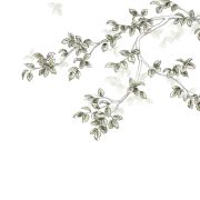 Panoramique intissé calming leaves vert lichen - 300x280cm - WONDERWALLS - Casadeco - WDWS89137508