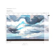Panoramique intissé Cirrus bleu nuage - 400x280cm - WONDERWALLS - Casadeco - WDWS88886211