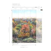 Panoramique intissé indian summer october - 200X280cm - WONDERWALLS - Casadeco - WDWS88973703