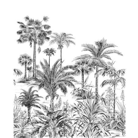 Panoramique intissé nicoya noir fusain - 200x310cm - WONDERWALLS - Casadeco - WDWS89129304 Panoramique intissé nicoya noir fusain - 200x310cm - WONDERWALLS - Casadeco - WDWS89129304