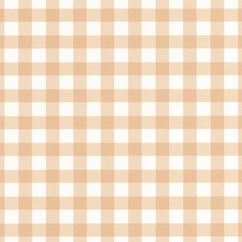 Papier peint Vichy beige rosé - FLOWER MARKET - Casadeco - FLOM89261222