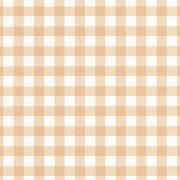 Papier peint Vichy beige rosé - FLOWER MARKET - Casadeco - FLOM89261222